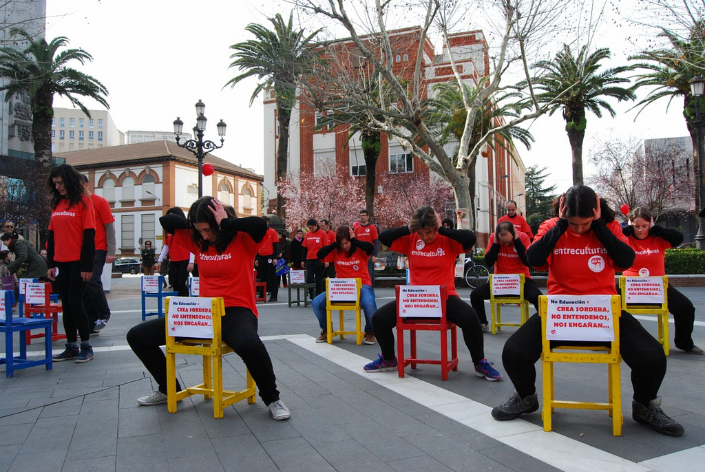 Acto de calle de la Delegación Extremadura. 2013
